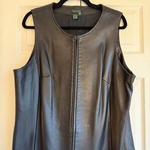 Danier Leather Vest XL - Made in Canada
